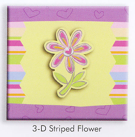 Pioneer 3D Striped Flower Scrapbook